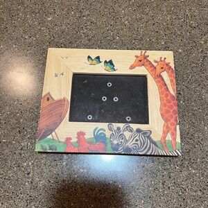 Fetco International Noah's Ark Animal Photo Frame 3.3 x 5 Wood